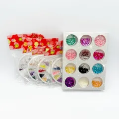 ネイル パーツ セット ストーン ビーズ ラインストーン ジェルネイル デコパーツ 12色 カラフル ネ  22P_0