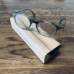 AdoMオリジナル メガネケース（glasses case）ゼブラウッド