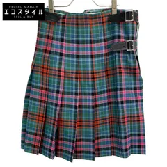 コムデギャルソンオム プリーツスカート AD2009 ネイビー S コムデギャルソンCOMME des GARCONS ウールギャバプリーツ