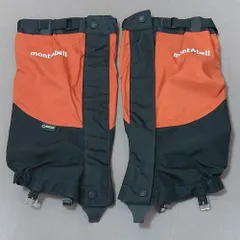 montbell ☆モンベル☆ GORE-TEX ☆ゲイター☆スパッツ☆セミロング☆橙／黒☆ M サイズ