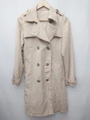 ◇ ◎ NICE CLAUP ナイスクラップ 長袖 トレンチコート 表記なし ベージュ レディース P  【1407260033875】