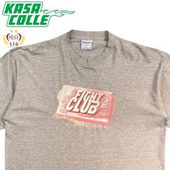 90's Fight Club (ファイトクラブ) "Grey Soap Movie Promo" ソープ グレイ ヴィンテージ プロモＴシャツ XL-size USA製