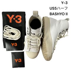 Y-3 와이스리 하이컷 스니커즈 구두 가죽 BASHYO 2 요우지야마모토 화이트 22.5 cm 레이디스 S5T537