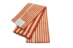 半幅帯 浴衣帯 ボーダー柄 （赤 日本製品/織柄/リバーシブル 細帯 カジュアル 変わり結び 浴衣 普段着 着物 きもの 洗える着物 浴衣 袴下帯 浴衣帯 女性 ）