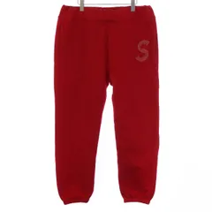 シュプリーム SUPREME S LOGO SWEATPANT Sロゴ スウェットパンツ 裏起毛 XL 赤 レッド /DKのサムネイル