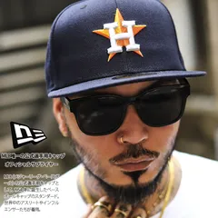 ニューエラ NEW ERA キャップ ヒューストン アストロズ メンズ 紺 大きいサイズ MLB Astros H スター ロゴ 59Fifty 帽子 cap 深め フラットバイザー フィッテッドキャップ プロモデル ぼうし b系 ブランド 13554999