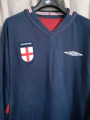 ナニカさん専用サッカー　イングランド代表 Umbro 長袖ユニフォーム　Sサイズ 2025年最新】イングランド代表 ユニフォーム 長袖の人気アイテム