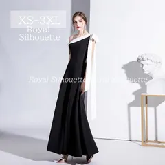 パーティードレス ナイトドレス ブラック 黒 白 リボン 結婚式 大きいサイズ 謝恩会 XS S M L XL LL 2XL XXL 3XL XXXL パーティー 姫系 発表会 演奏会 プリンセス フェミニン お姫様 シック シンプル