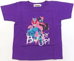 【中古】Tシャツ 仮面ライダーバイス キッズTシャツ パープル 120cm 「仮面ライダーリバイス」 仮面ライダーストア限定