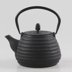 未使用品南部釜師初代緑山河村 常次郎作12型アラレ南部鉄瓶南部鉄器