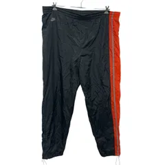 NIKE ジャージパンツ XL チャコールグレー オレンジ ナイキ イージーパンツ ビッグサイズ 90's スポーティー 古着卸 アメリカ仕入 2505-64