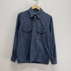 EVISU エヴィス YAMANE 総柄 長袖シャツ　エビスジーンズ　38㌅ EVISU エヴィス YAMANE ヤマネ デニムシャツ 長袖 36 10113824