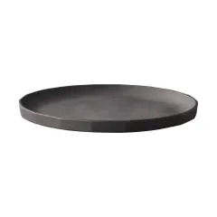 【即日発送】ALFRESCO プレート 250mm (キントー) ブラック 食洗機使用可 アウトドア KINTO ギフト プレゼント 20716