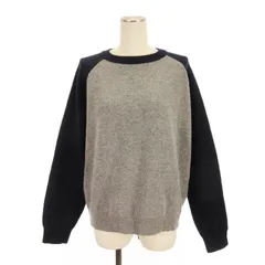 オオトロ OHOTORO 良品 Scheme Raglan Knit ラグラン ニット セーター 長袖 バイカラー プルオーバー 紺 ネイビー グレー レディース オオトロ OHOTORO 良品 Scheme Raglan Knit ラグラン ニット