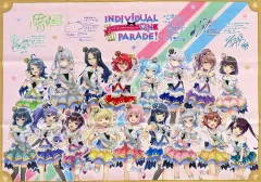 中古】ポスター B2布ポスター 全キャラ集合ライブビジュアル