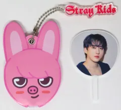 【中古】キーホルダー チャンビン ランダムミニうちわキーホルダー(チャーム：レッド) DWAEKKI 「Stray Kids World Tour ＜ dominATE JAPAN ＞」