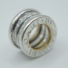 ブルガリ　K18　750　ビーゼロワン　ダイヤ　ネックレストップ