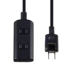 【迅速発送】エルパ(ELPA) 扉付タップラン 電源タップ 延長コード 125V 5m 3個口 ブラック WBT-N3050B(BK)