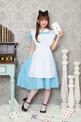 アリスドレス [ アリス コスプレ ハロウィン 不思議 ファンタジー]【_851882】