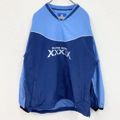 古着 used　90s～　Reebok　リーボック　NFL　プルオーバージャケット　ヴィンテージ　紺　ネイビー　XLサイズ