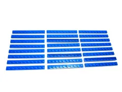 レゴ★未使用！青色の１×１０プレート２４点セット