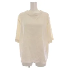 アーバンリサーチ ドアーズ URBAN RESEARCH DOORS 25SS リネンレーヨンバックリボンブラウス シャツ 五分袖 M アイボリー DRA5-23E113 /YM