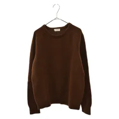 SAINT LAURENT PARIS (サンローランパリ) 437267 Y1PV1 クルーネック 長袖セーター ブラウン ニットのサムネイル