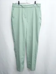 ◇ ◎ ●未使用● Θ ZARA ザラ センタープレス スラックス パンツ サイズ36 ミントグリーン系 レディース E  【1507010009768】