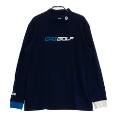 サイズ：4 CPG GOLF シーピージーゴルフ  ハイネック 長袖Tシャツ 起毛 ロゴ  ネイビー系 [240101453282] ゴルフウェア メンズ ストスト