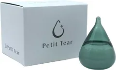 Petit Tear ストームグラス カラーガラス 手のひらサイズ 結晶 インテリア 置物( グリーン,  レギュラー)のサムネイル