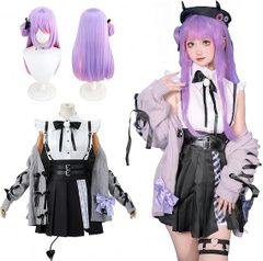 ブイチューバー コスプレ がうるぐら 常闇トワ コスプレ衣装 コスチューム パーティー 変装 制服 演出服 VTuber cosplay