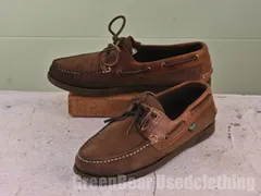 メンズ パラブーツ Paraboot モカシンシューズ 茶 ブラウン 25～25.5cmくらい B311のサムネイル