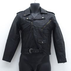 WILSONS / ウィルソンズ ◆ライダースジャケット/ダブル/ブラック/サイズ38 【メンズ/MEN/男性/ボーイズ/紳士】 メンズファッション【中古】 