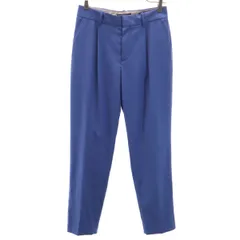 green label relaxing グリーンレーベルリラクシング スラックスパンツ 36 ブルー レディース 古着