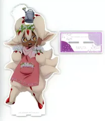 【中古】アクリルスタンド・アクリルパネル ファプタ 特大アクリルスタンド 「メイドインアビス 烈日の黄金郷 描き下ろし 花屋ver. 当たり付き一撃コレクション 75mmマット缶バッジ」 あたり景品