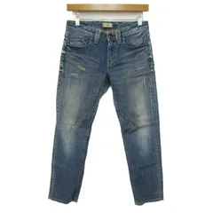 ヤヌーク デニムパンツ ボトムス ストレッチ ジーンズ 日本製 レディース 22サイズ ブルー YANUK 【中古】