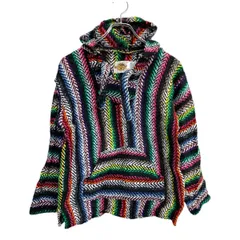 90s earth ragz ハーフジップ アースラグス　メキシカンパーカー 90s earth ragz ハーフジップ アースラグス メキシカンパーカー