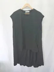 ◇ ⊂ la belle Etude フレンチスリーブ Tシャツ チュニック サイズF ブラック レディース E  【1407100000487】