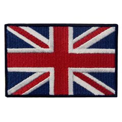 ユニオン・ジャック 紋章 イングランド 国旗 UK イギリス 英国 アップリケ 刺繍入りアイロン貼り付け/縫い付けワッペン
