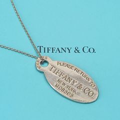 リターントゥオーバルタグ ネックレス TIFFANY &Co. ティファニー   925