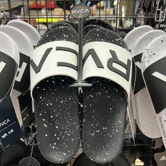 RVCA rvca ルーカ⚫︎靴　シャワー　スライド　サンダル　マーブル　ブラック　26 27 28