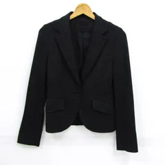 アンタイトル テーラードジャケット アウター ウール 日本製 レディース 2サイズ チャコール UNTITLED 【中古】