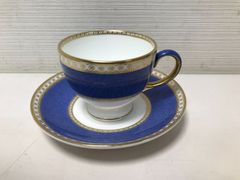■中古■WEDG WOOD　ﾕｰﾗﾝﾀﾞｰﾊﾟｳﾀﾞｰﾌﾞﾙｰ　USED　C/S（2536）【★38-240】