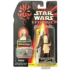 【中古】【非常に良い】スターウォーズ（ＳＴＡＲ ＷＡＲＳ）エピソード1 コムテックフィギュア　クワイ＝ガン・ジン ナブー バージョン