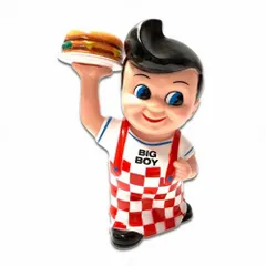 激レア★大サイズ ビッグボーイ ハンバーグVer. 企業キャラクター ソフビ 激レア☆大サイズ ビッグボーイ ハンバーグVer. 企業