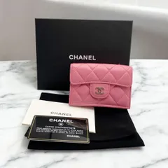 美品✨ シャネル マトラッセ コンパクトウォレット 三つ折り財布