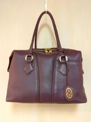 美品✨濱野　HAMANO 羊革　ミニボストン　サイドボストン　ブラウン　上品 2025年最新】濱野 ボストンの人気アイテム - メルカリ