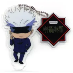 【中古】雑貨 五条悟 ちびキャライラスト アクリルスタンドキーホルダー 「呪術廻戦」 TOHO animation STORE 限定