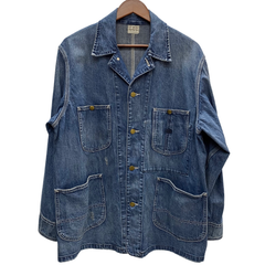 リー Lee 復刻 VINTAGE LOCO JACKET カバーオール LM7311 ジャケット ブルー Mサイズ 201MT-4182 VB