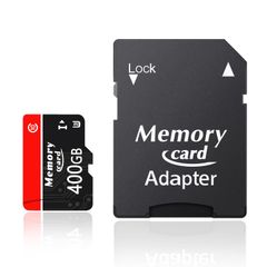 【特価商品】高速転送100ＭＢ/90ＭＢ秒IPX7防水 WKWWマイクロメモリーカード スマホ、カメラ用-Ｄ400GB